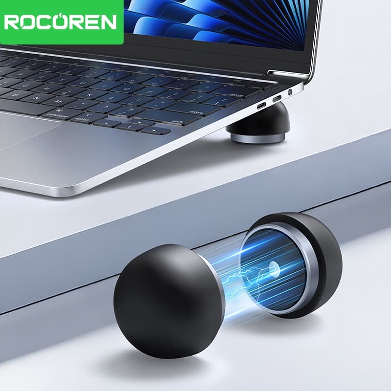 Rocoren Suporte Para Laptop , Acessórios Notebook , De Cogumelo Magnético , Mini Cooler Macbook Pro Ar