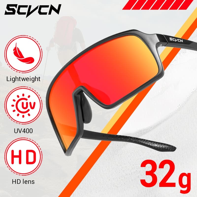 SCVCN Moda Ciclismo Óculos De Sol Homens E Mulheres Bicicleta UV400 Esportivos