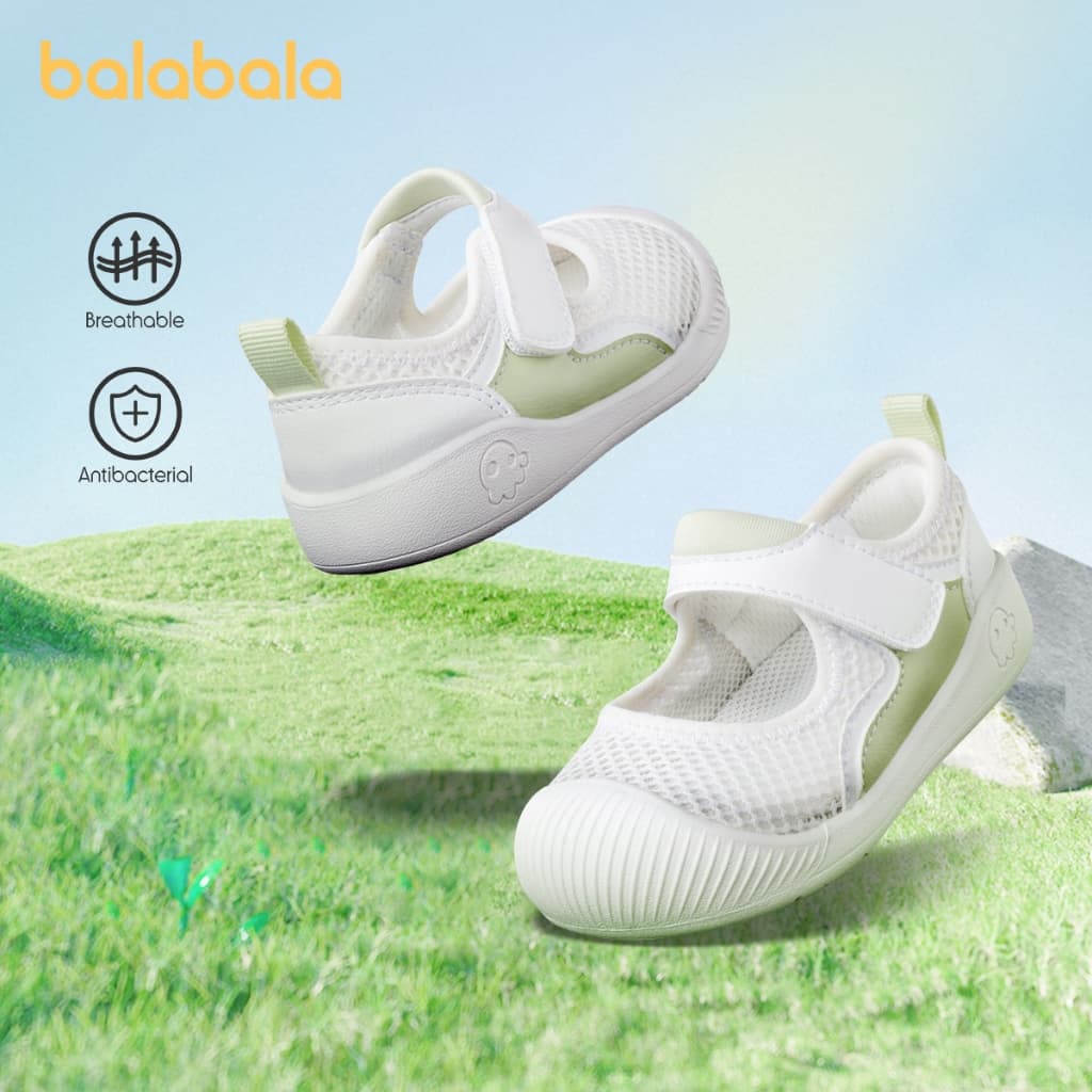 Balabala Sapatos De Caminhada Para Bebês Sandálias Infantis Bebê Menino Menina 2024 Verão Malha Respirável Antiderrapant