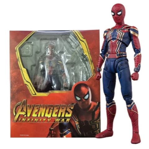 Figura De Ação Do Homem-Aranha SHF Expedition . a Incrível Boneca De Brinquedo Modelo De Ferro (Little Spider) , Um Pres
