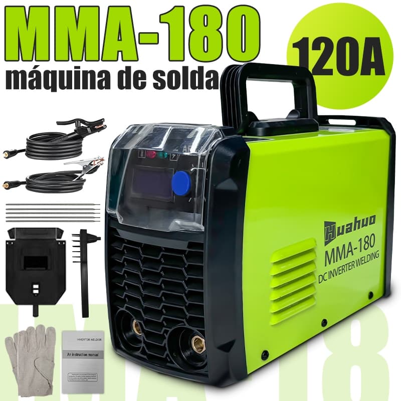 110V/220V Máquina De Solda Inversora  MMA-180 IGBT Tecnologia Display Digital Ferramenta De Soldagem Portátil Automática