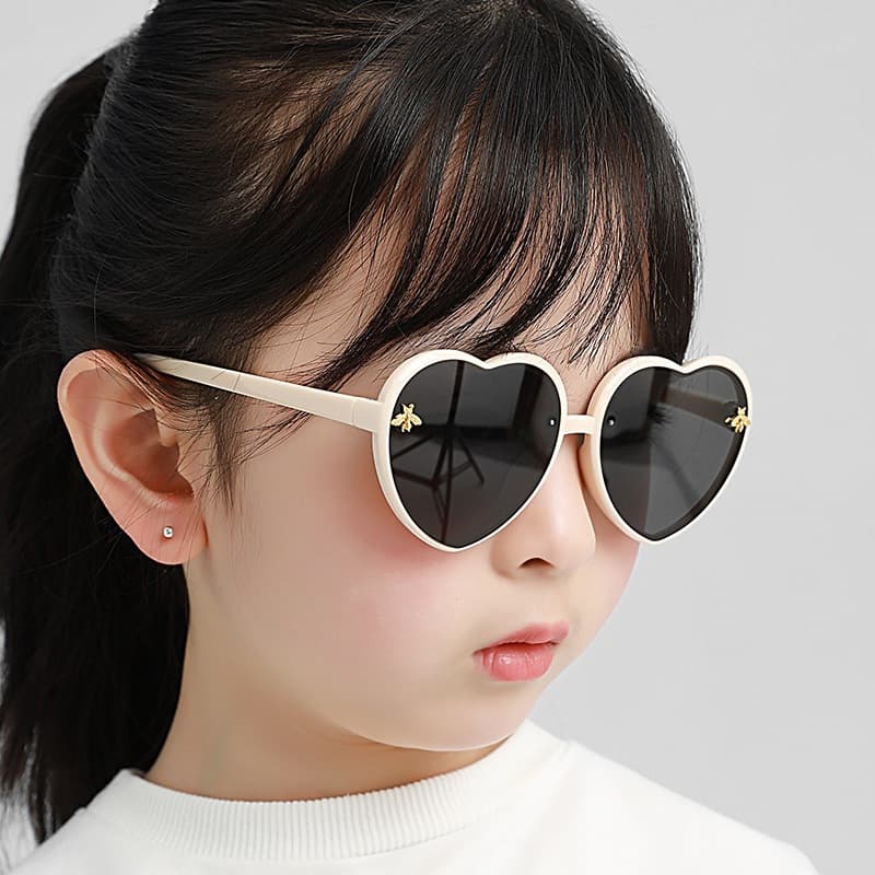 Óculos De Sol Vhong2026 Com Coração Mais Recentes Fofos Para Bebês Infantis Meninas
