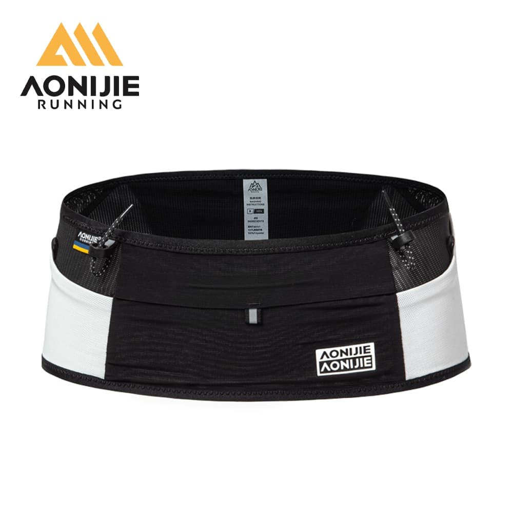 AONIJIE W8121 Saco Elástico Esportivo De Cintura Corrida De Engraçado Maratona De Número De Cinto De Bolso
