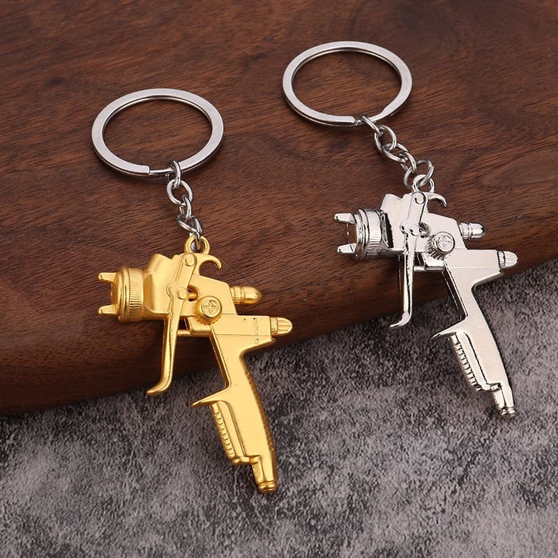 Chaveiro De Liga De Zinco Personalizado , Máquina De Simulação , Pingente De Arma , Brinquedo De Água Criativo Masculino