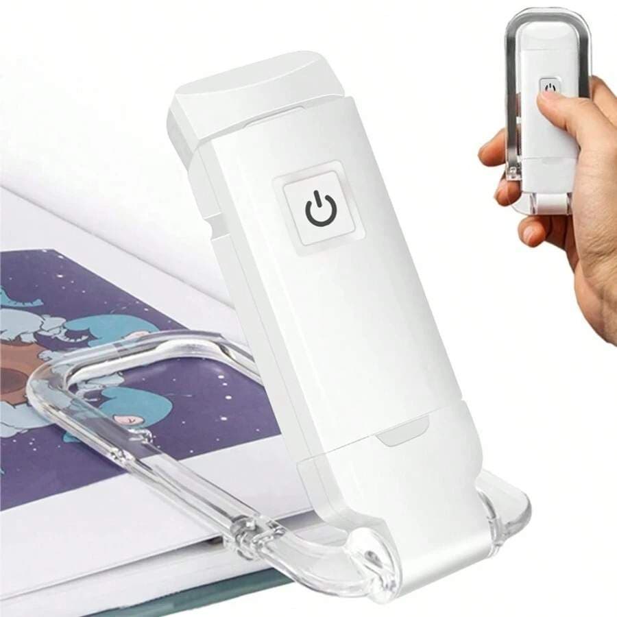 USB Mini-Luz De Clip De Proteção Dos Olhos Livro Dobrável LED Três Cores Brilho Ajustável Leitura De Portátil Para Noite