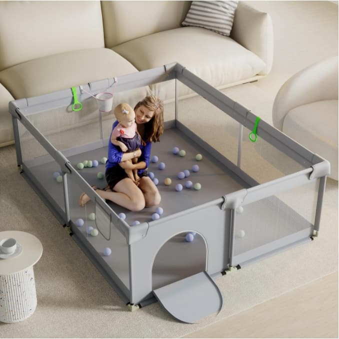 JOYA KID Cercadinhos Para Bebês E Crianças Pequenas 120X120X60CM Centro De Atividades Internas Cerca