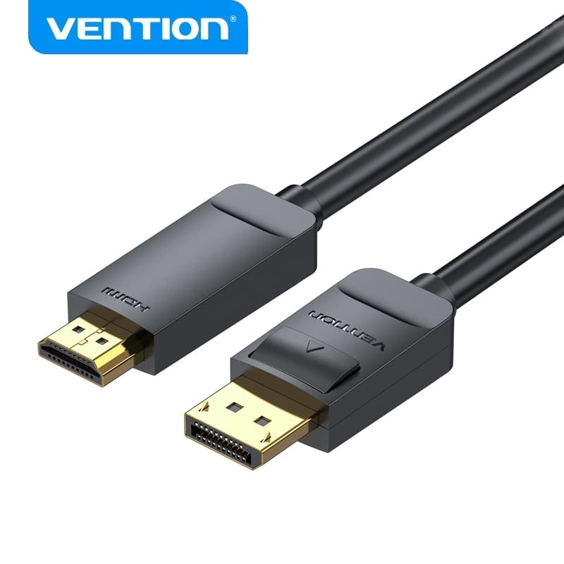 Vention DisplayPort Para Cabo HDMI Banhado A Ouro DP Macho 1080P Full HD PCs Projetor De Monitor HDTV