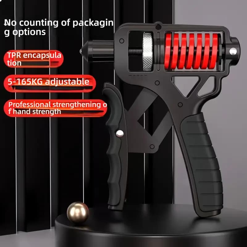 Hand Grip Metal 5-165 kg Resistente Fortalecedor Exercício Braço Antebraço Mola com Ajuste de Força