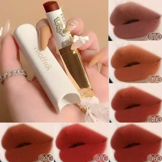 Batom Renda Fosco Longa Duração Antiaderente Beleza Feminina 6 Cores