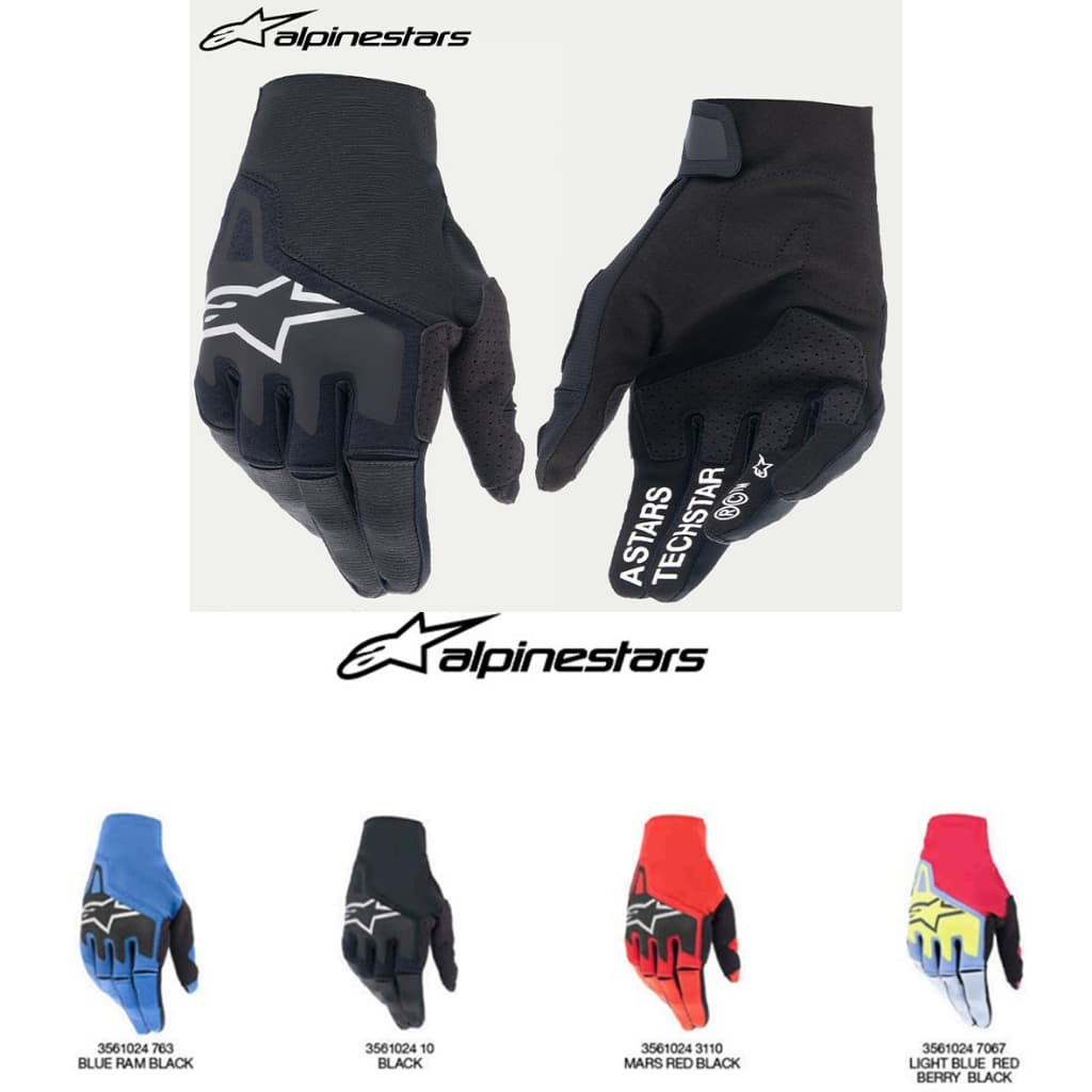 Luvas off-road MX Para Motocicleta TECHSTAR De Corrida Todas As Estações Alpinestars