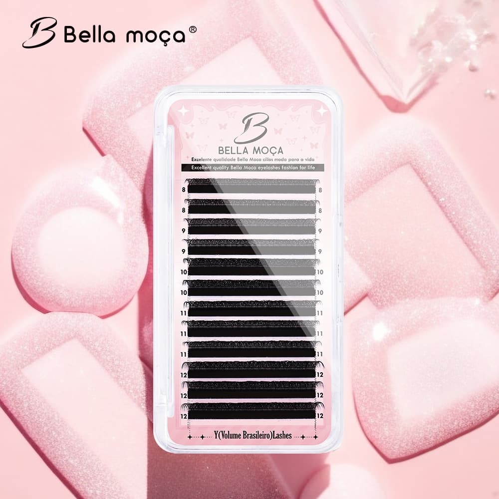 Bella Moça yy Cílios D/C/L/M + Curl Extensões De volume Brasileiro
