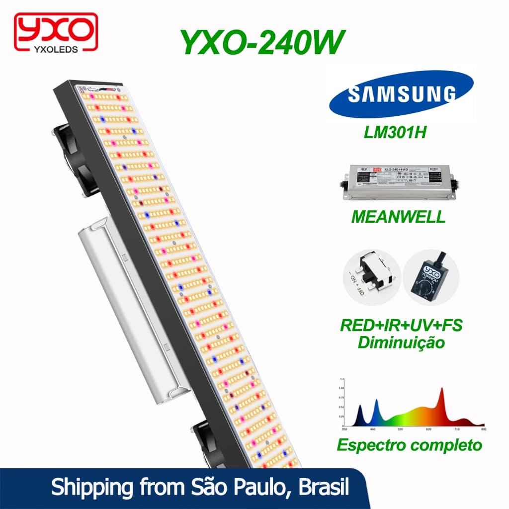 SamsungLM301H LED grow light 240W 480W Iluminação Estufa, Veg e Bloom, Growbox