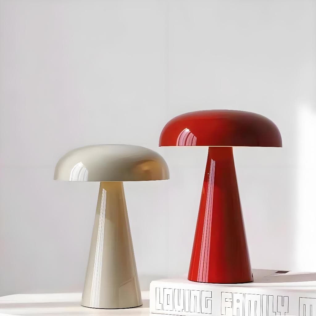 Nordic Mushroom Abajur De Mesa Touch Moderno Quarto Luminária De Leitura Estudo Abajur De Cabeceira