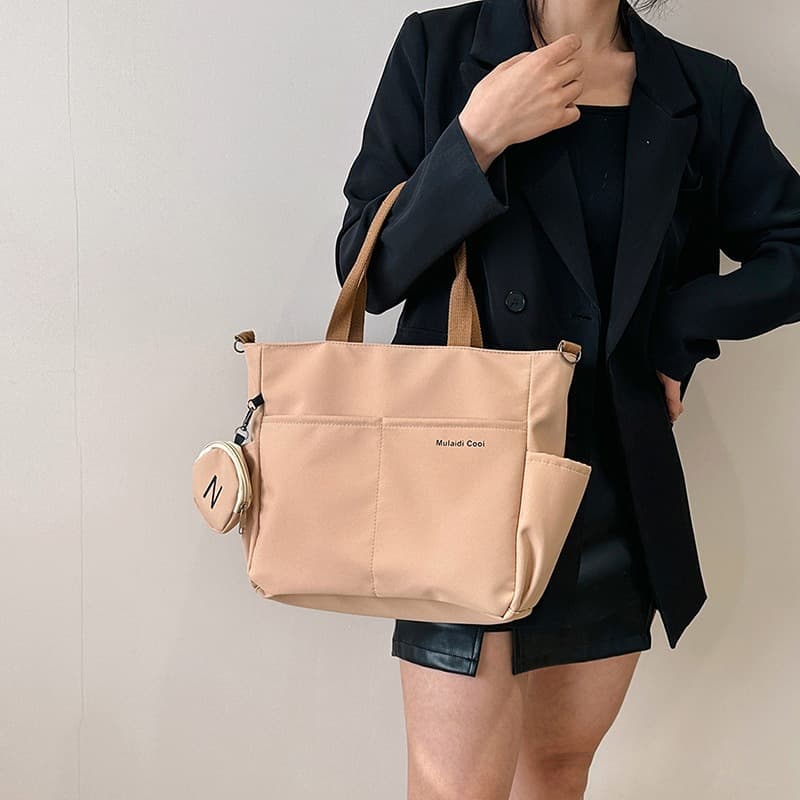 CHENXIAOHONG Bolsa Feminina Oxford Impermeável | Tote de Ombro e Transversal Grande para Faculdade, Aula e Notebook