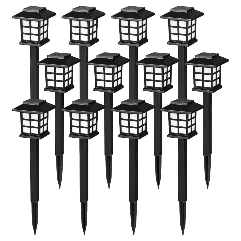 Kit 2/6 Luminaria Solar Espeto de Jardim Led Decoração Cazinha Recarregavel no Sol M1