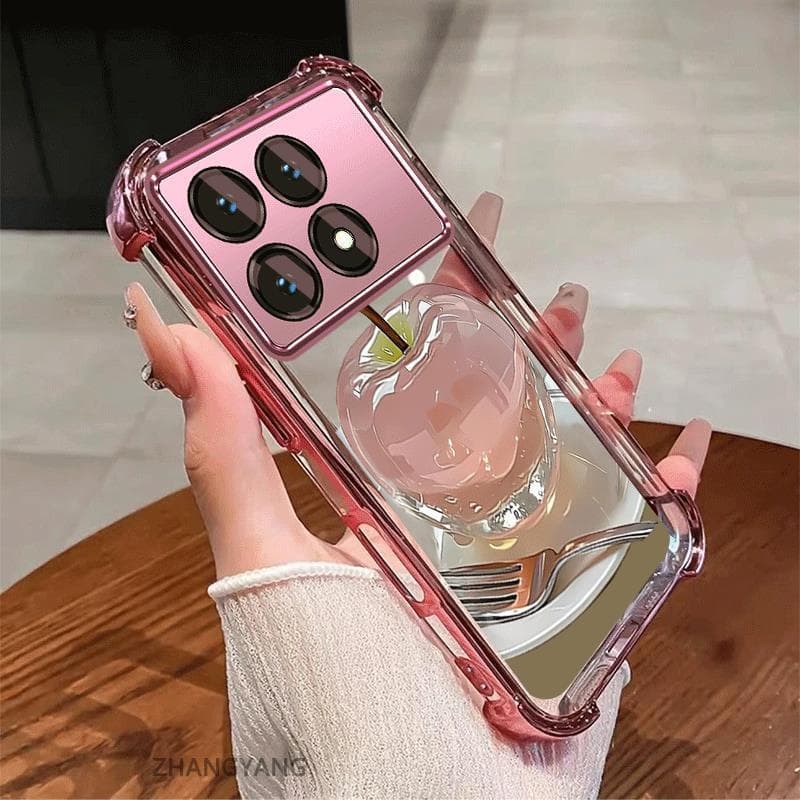 Capa Para POCO X6 Pro 5G Galvanizada À Prova De Choque De Telefone Estética Cristal De Alta Definição Novo design Imagem