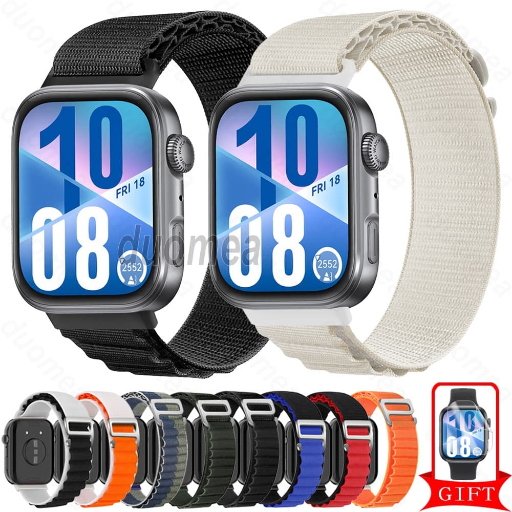 Pulseira De Nylon Acessórios Para Huawei Watch Fit 5 4 3 / Huawei Watch Fit 5 4 Pro