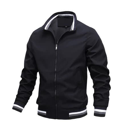 Jaqueta masculina à prova de vento nova jaqueta Bomber fina Harajuku moda outono frete jaqueta bombeiro