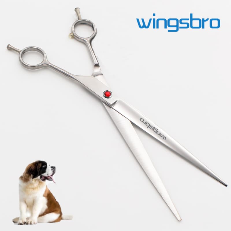 Tesoura Profissional Para Tosa De Cães De Estimação , 8 Polegadas , Corte , Dobrada Curva , Beleza
