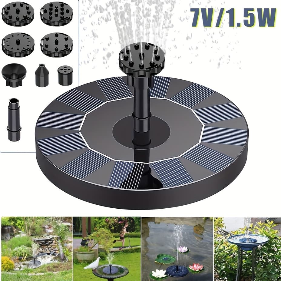 Bomba chafariz Solar Flutuante Para Piscinas Lagos Fontes / Decoração e Enfeite Pond