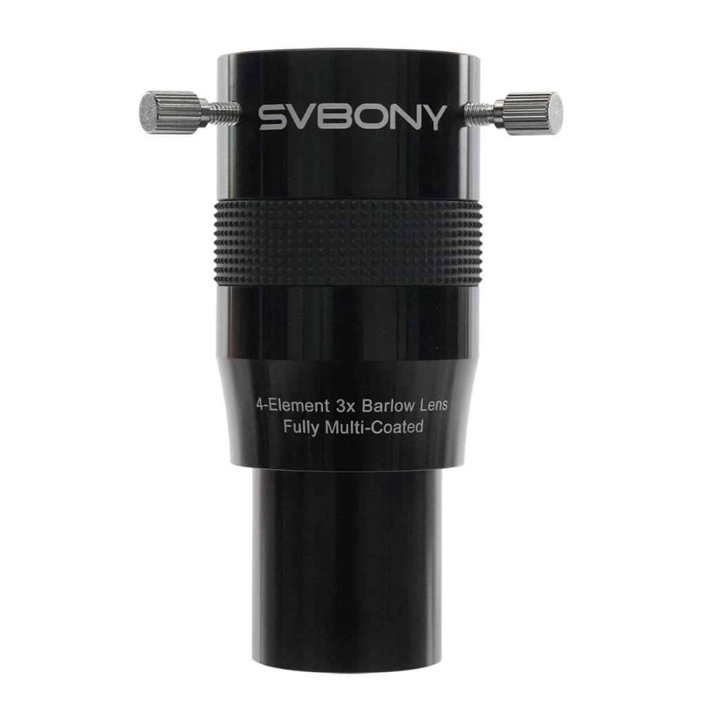 Lente Barlow SVBONY SV216 3X De 1.25 Polegadas Asférica Acromática De 4 Elementos Para Observação E Fotografia Planetári