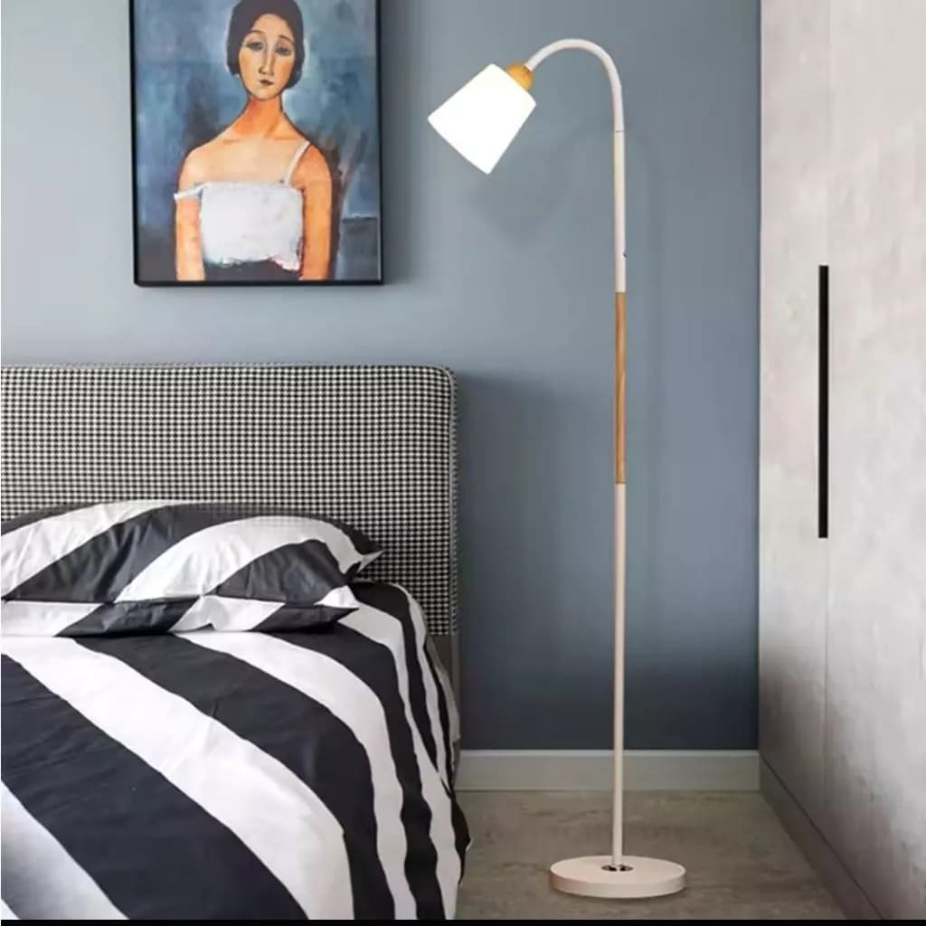 luminaria de chão LED de metal ajustável disponíveis para sala de estar quarto estudo e escritório