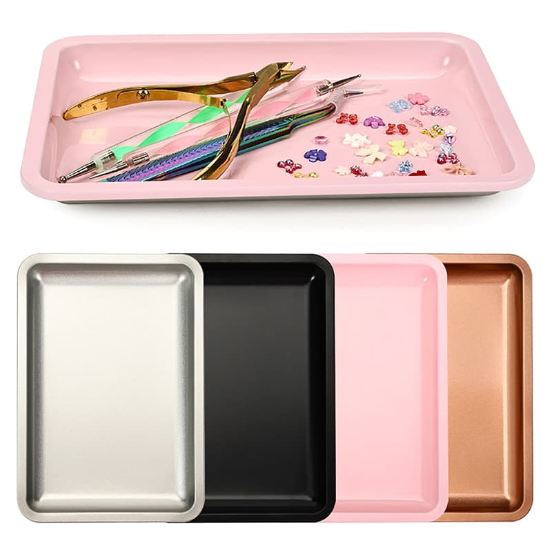 Artigos Bandeja De Armazenamento De Cosméticos Em Aço Inoxidável Jóias Placa Doctor Surgical Tray Ferramenta