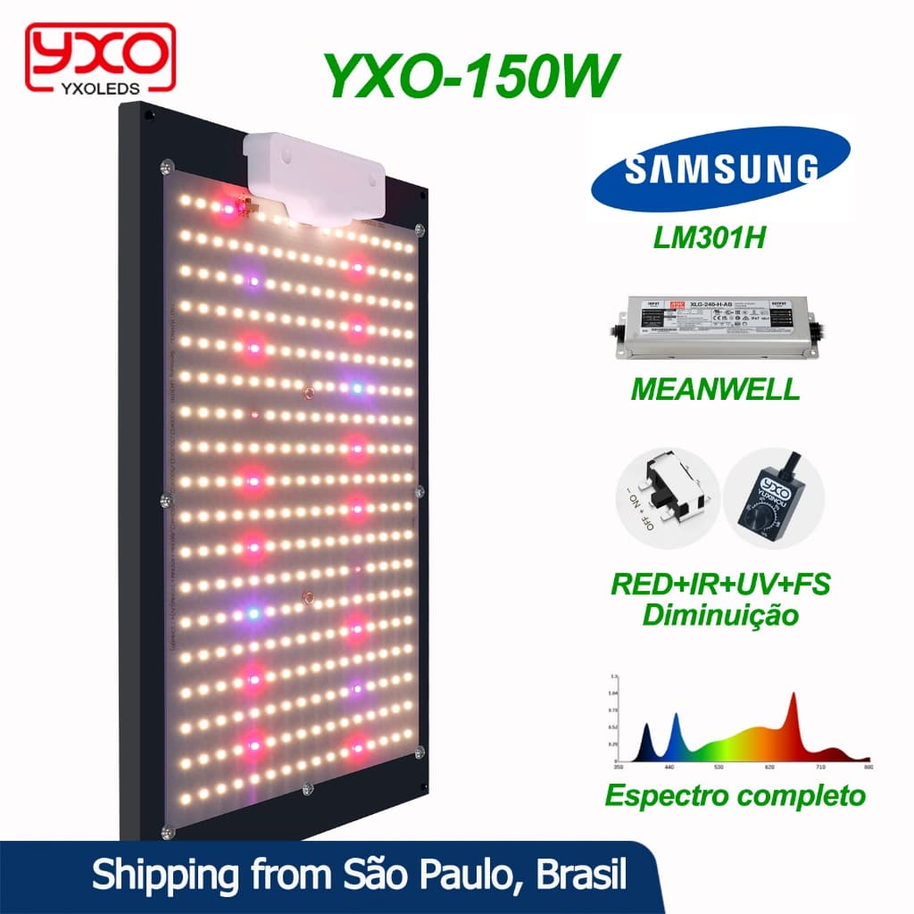 120W SamsungLM301H Meanwell driver led grow Completa Espectro Luzes De Plantas dimerizável estufa grow cultivo indoor