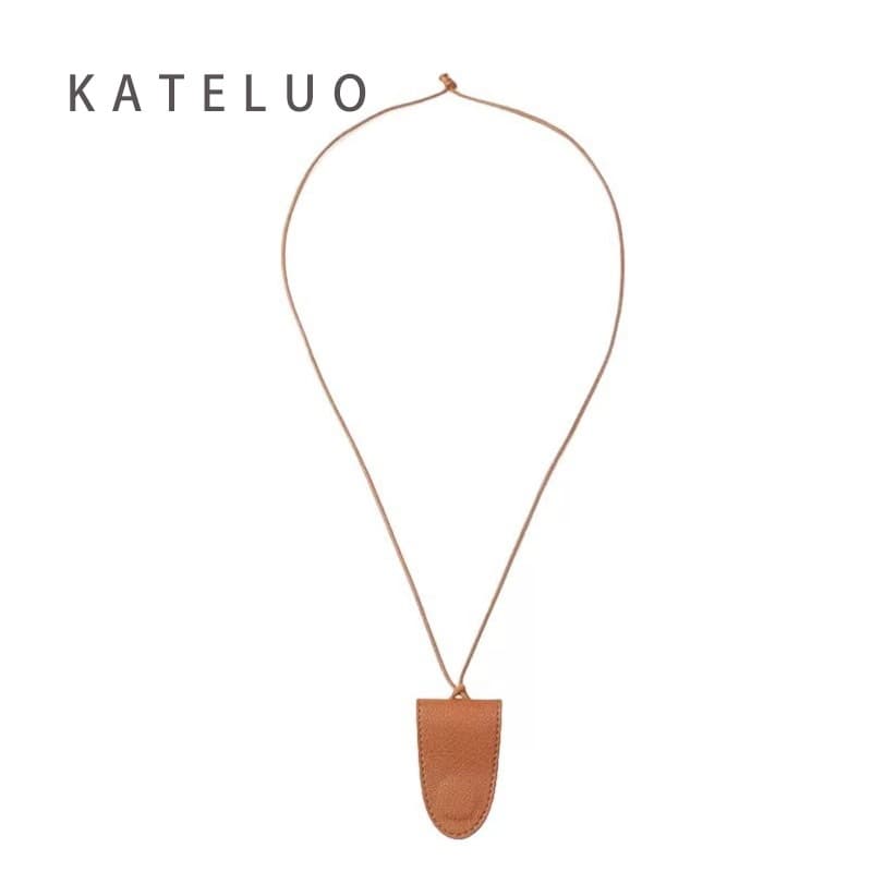 KATELUO Clipe De Óculos Magnético Montado No Pescoço , Multifuncional , Couro Macio , Armazenamento , YJJ01