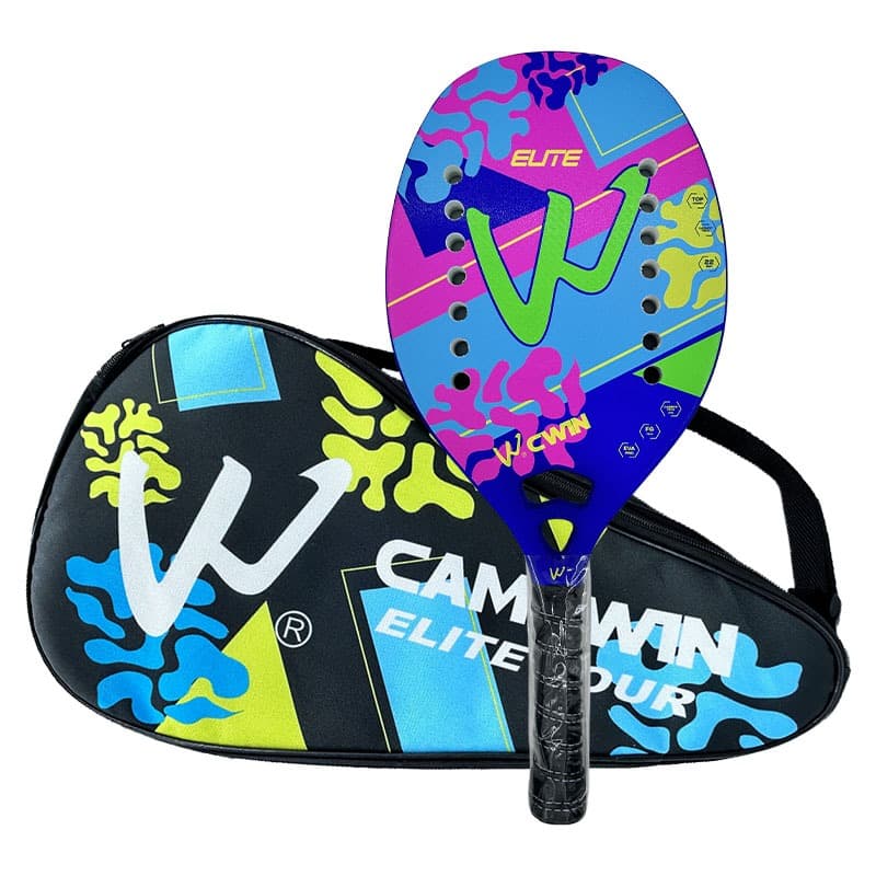 Natal Discount Camewin Kids Beach Tennis Racket Beginner Fibra De Carbono 270g Luz Adequada Para Crianças Com Capa