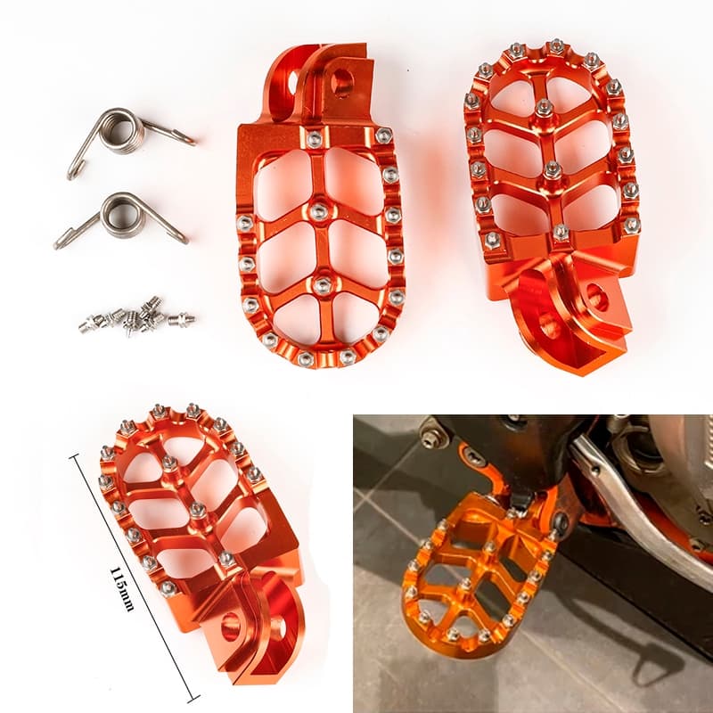 Pedaleira Para Motocicleta , Apoio Pedais , KTM SX SXF EXC EXCF XCF XCW XCFW 65 85 125 150 250 300 350 400 450 530 Avent