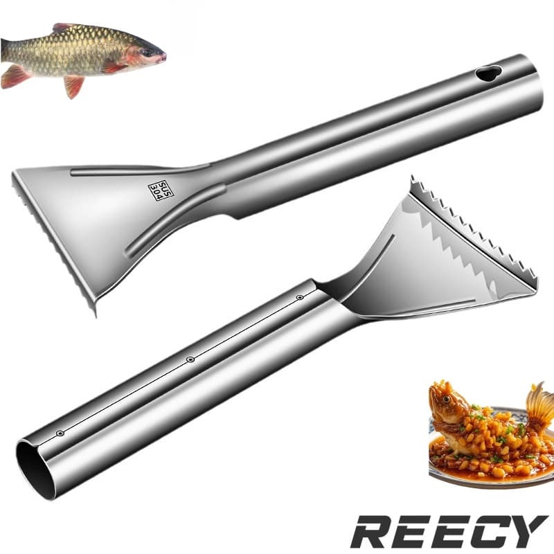 Raspador De Peixe De Aço Inoxidável REECYSharp , 2025 Novo Removedor De Escamas Em 304 , Ferramenta Descalcificadora Den