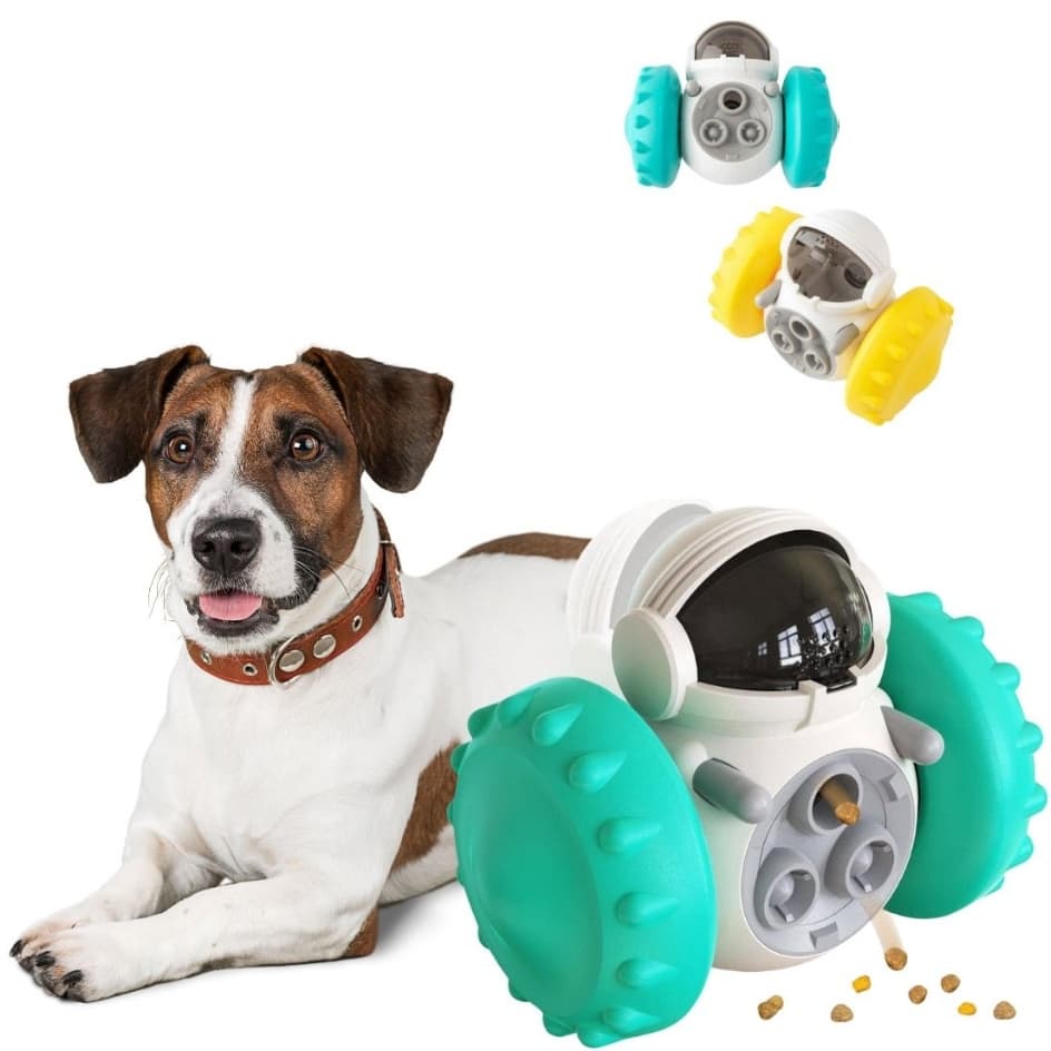 Brinquedo Interativo Gato E Cão Alimentador De Ração Pet