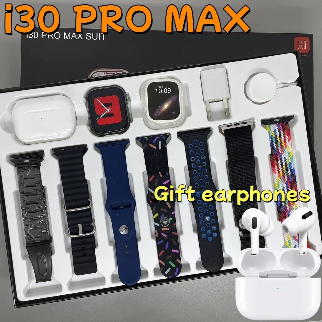 🎧Enviar fones de ouvido⌚Versão Atualizada S100 Ultra , Cabeça De Carregamentocarregamento Magnético + Chamadas Bluetooth