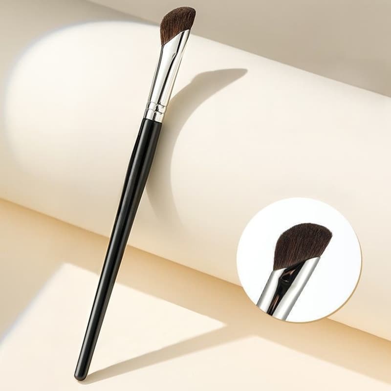 Foice Eyeliner Brush Angular Lâmina Fina Sobrancelha Olho Nariz Sombra Novo Modelo Único