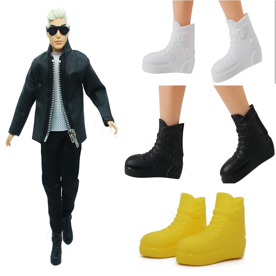 Sapatos de bebê menino de 30 cm Botas Martin Sapatos Boyfriend ken