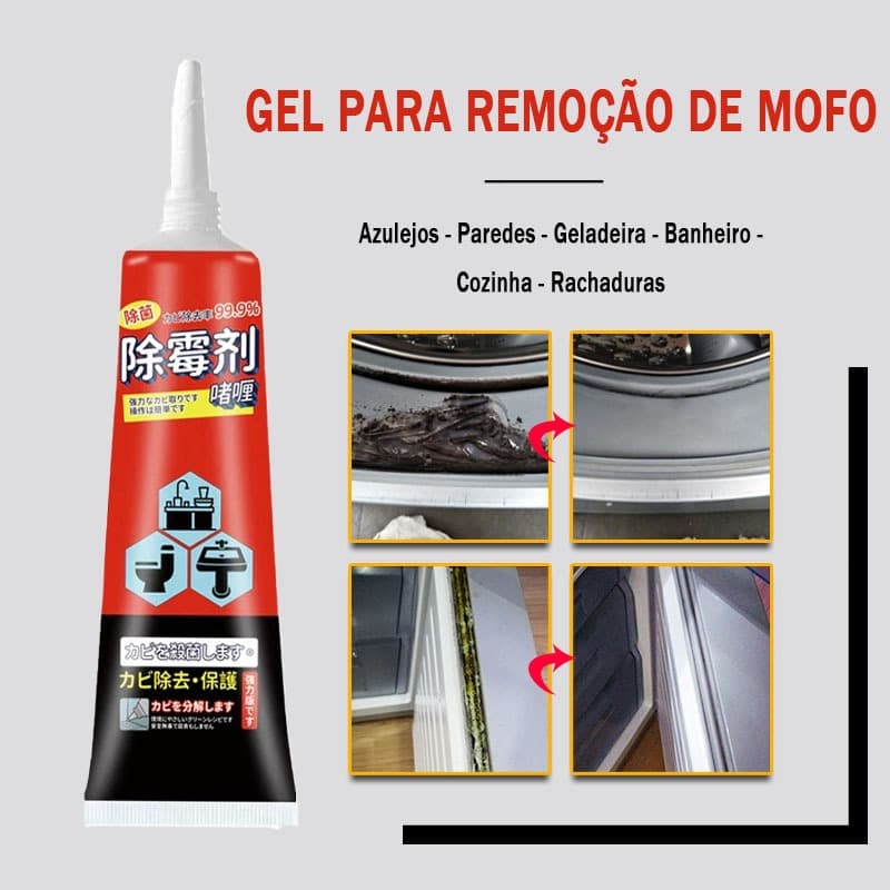 gel De Limpeza Altamente Eficaz Contra Mofo E , Que Remove Facilmente Manchas Teimosas Mantém O Ambiente
