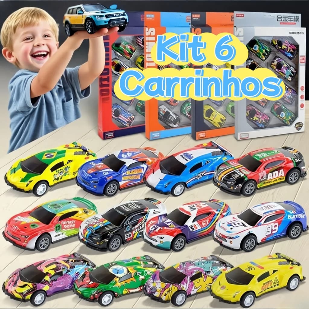 MEDOOSI 6pcs Matel Carrinhos Coloridos Coleção Carros De Brinquedo e Compatível Compatível Hot wheels Colecionavel