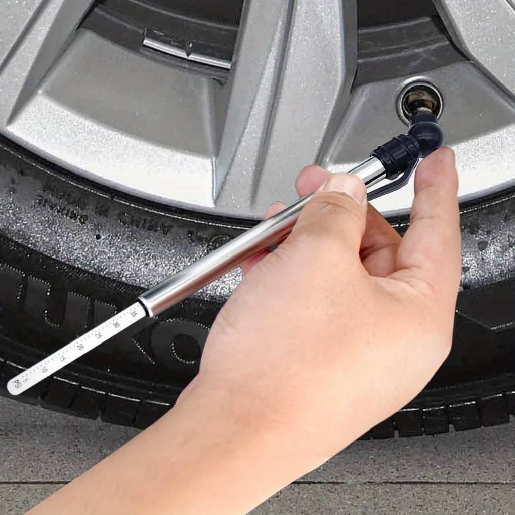 Calibrador de Pneu Profissional 10 a 150 Libras Para Carro Caminhão Moto Calibrador de pressão de pneus com bico