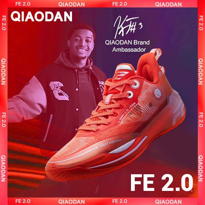 [Keldon Johnson] Qiaodan FE 2.0/3.0 Tênis De Basquete Masculino Rebote Almofada De Absorção De Choque XM25240101 *-&