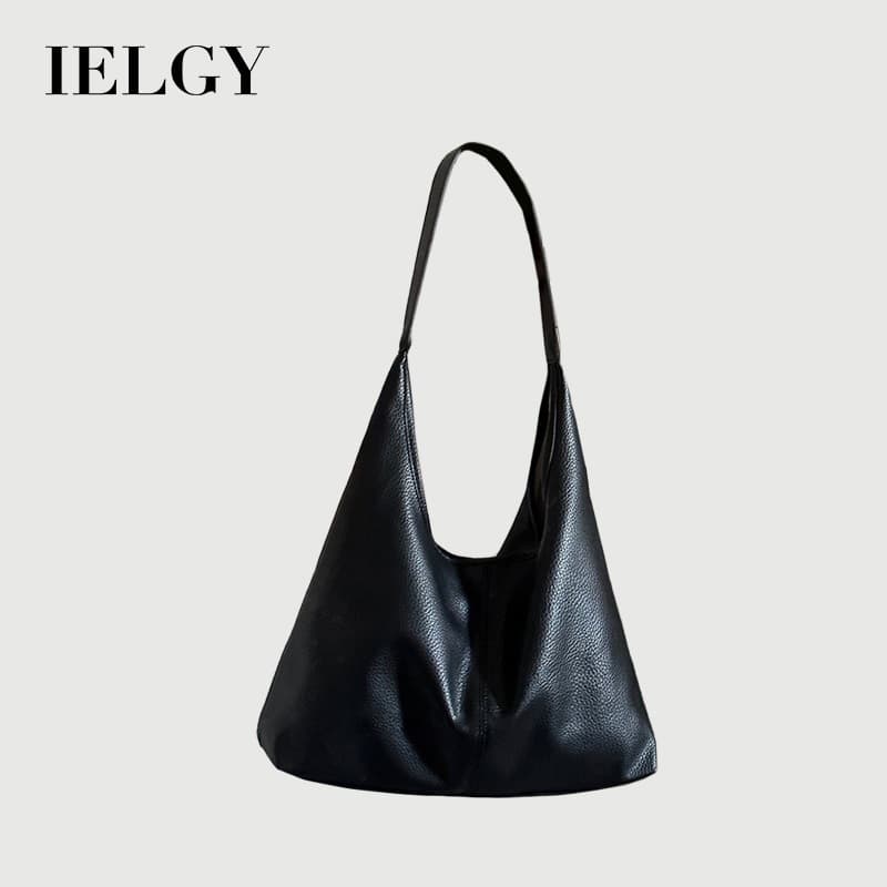 IELGY Nicho Balde Bolsa Sacola de Ombro de Grande Capacidade Casual All-Match Commuter Underarm Bag