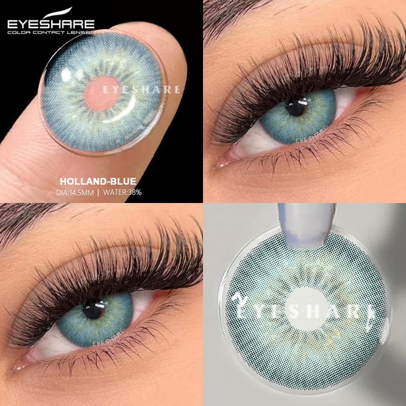 EYESHARE 1 Par De Lentes De Contato Confortáveis E Bonitas