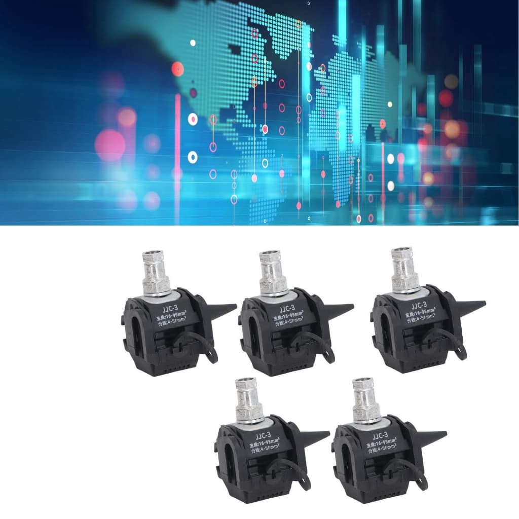 Kit com 10 peças, Conector perfurante 10 a 95, derivação 1,5 a 10Vampiro, Morcego, Piranha, Pirceng 10 Conector Cdp