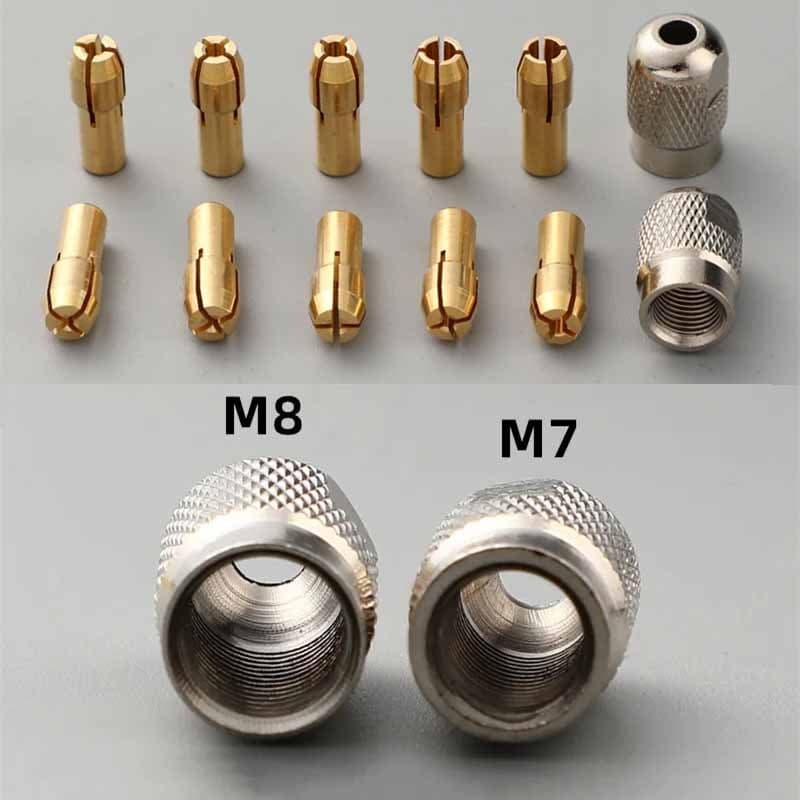 Mini Mandril De Pinça De Broca 0.5mm-3.2mm Adaptador De Mandris De Latão Para Ferramenta Rotativa Dremel Acessório De El