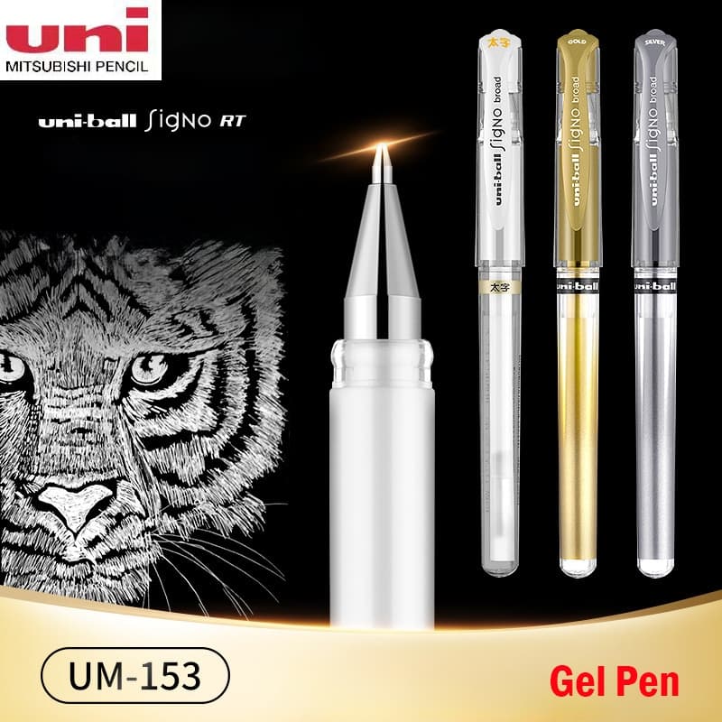 1 Pcs Japão Uni-ball Signo Amplo UM-153 Caneta Gel 1.0mm