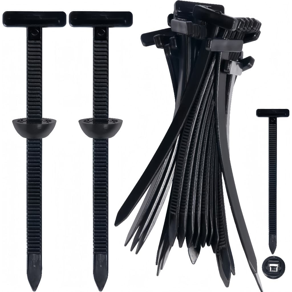Abraçadeiras de Nylon resistentes (com Design de travamento automático de pino e botão), ferramenta de fivela de abraçad