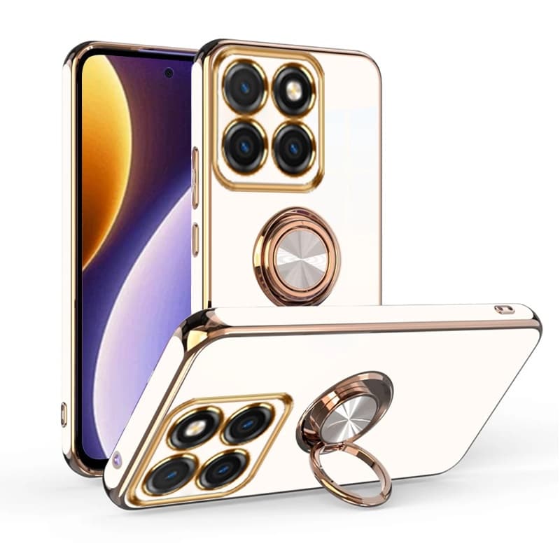 Para Motorola Moto G56 G86 Edge 60 Fusion Capa Macia Com Suporte De Anel De Dedo De Telefone