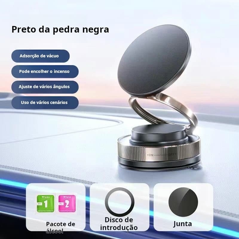 Dupla Face Ventosa Suporte Magnético Do Telefone Preguiçoso Multi-Função Dobrável De Armazenamento