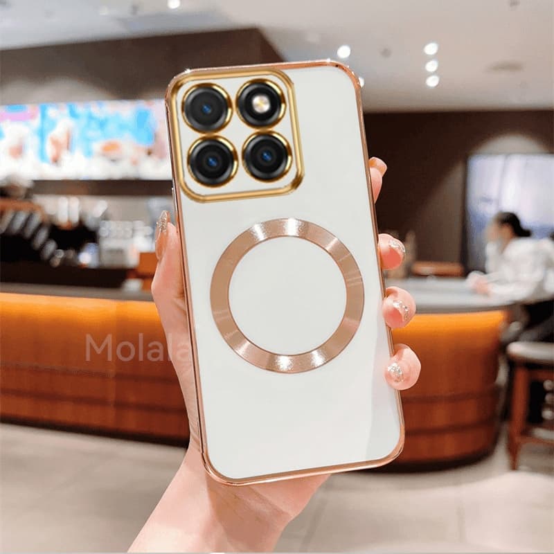 Capa De Telefone Para Motorola Moto G56 G86 Edge 60 Fusion Edge60 60s De metal Magnético Traseira À Prova De Choque