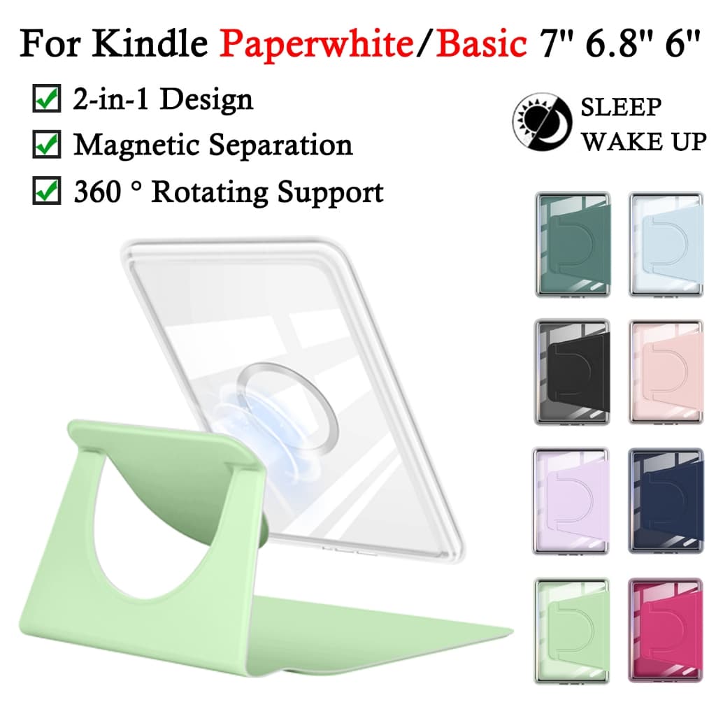 Capa Para Kindle 11ª Geração 2024 Acrílico Separação Magnética Sênior 2 em 1 Paperwhite 12ª 10ª 8ª 7ª 6ª 5ª Geração